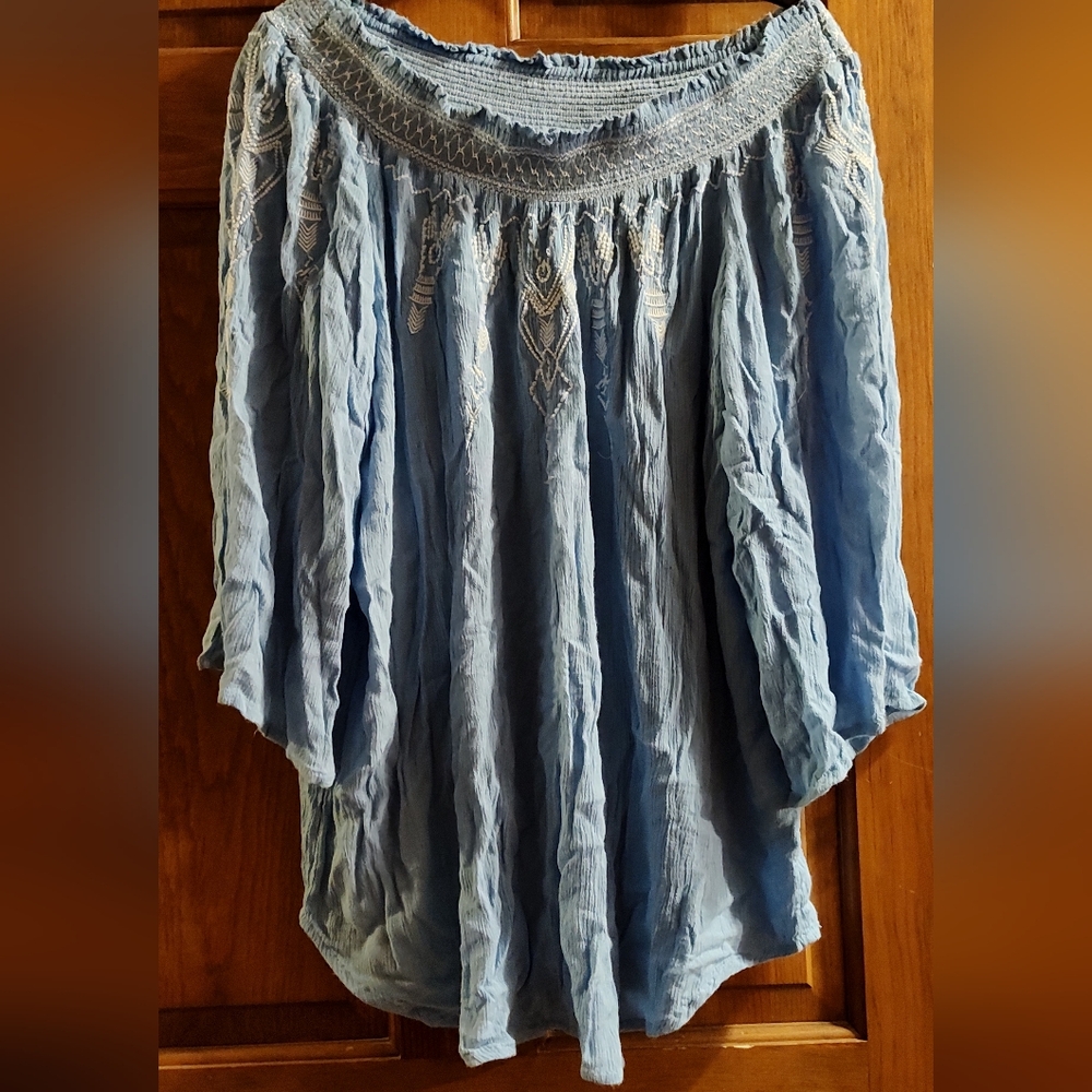 Terre Bleue Women's Large Blouse